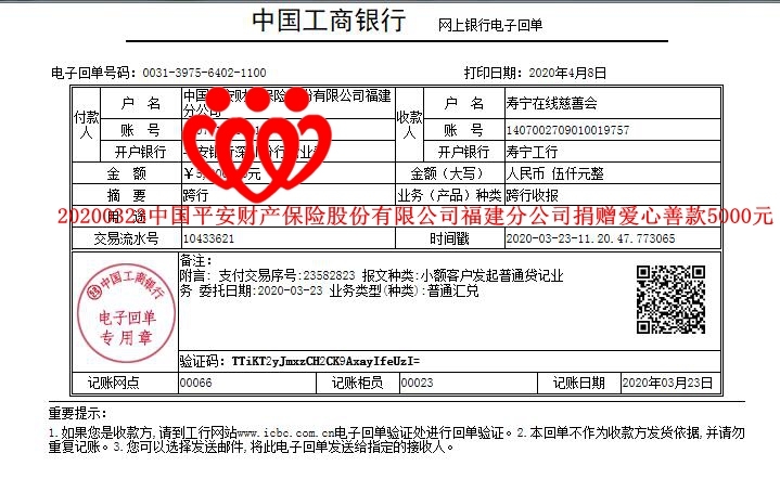 20200323中国平安财产保险股份有限公司福建分公司捐赠爱心善款5000元_副本.jpg