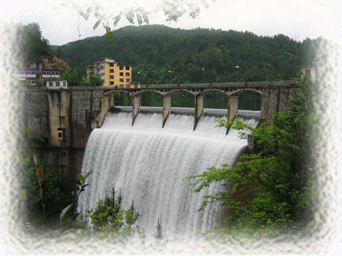 麻竹坪水库风光