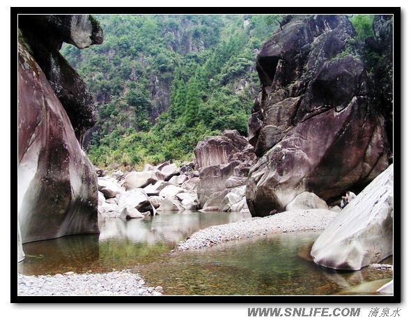 畅游杨梅州双溪峡谷